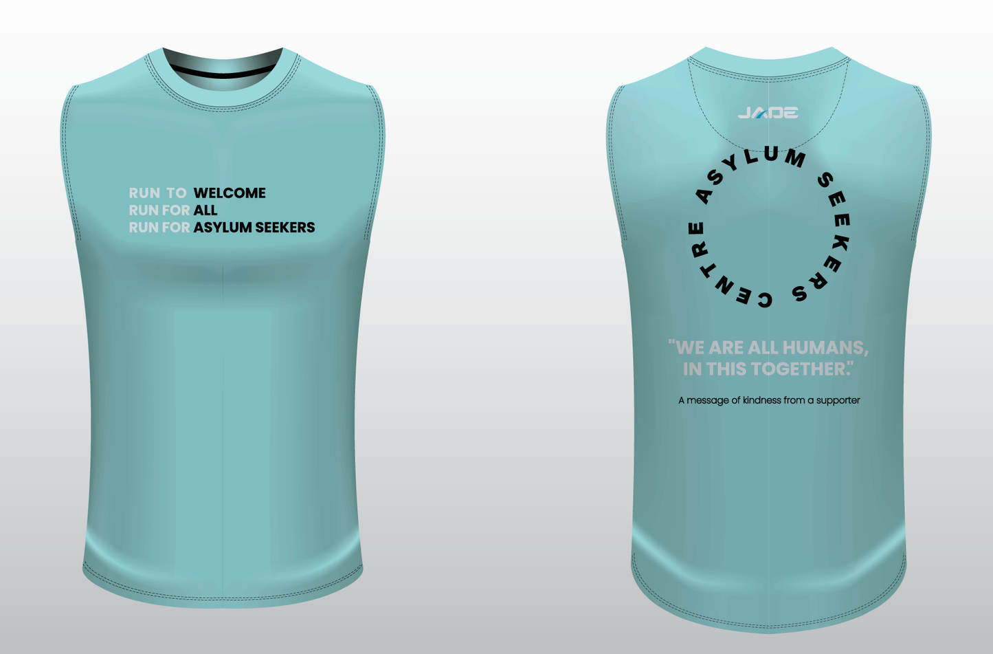 Asylum Seekers Centre Running Singlet - unisex