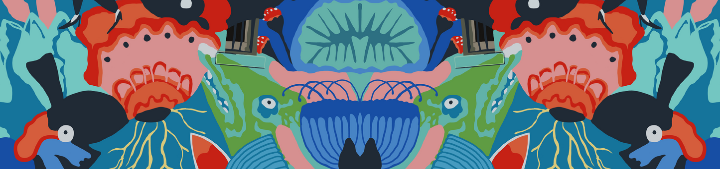 ASC Mural Art Scarf Design