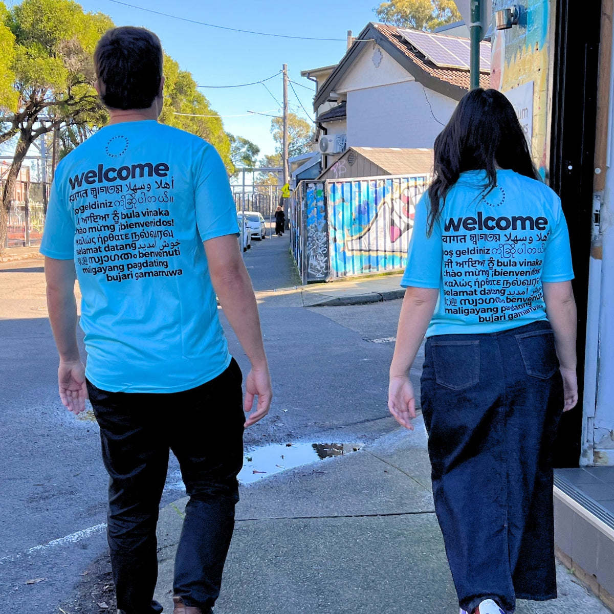 Running Shirt - "Champions choose welcome"